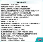 COBI WW2 4830 HMS Hood