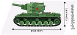 Bild på COBI World of Tanks 3039 KV-2