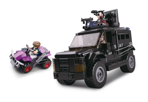Bild på SWAT lastbil, Sluban SWAT Truck