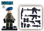 Bild von Sluban Cop with Blue Beret M38-B0585A