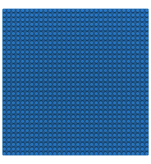 Sluban base plate blue 32x32 M38-B0833E