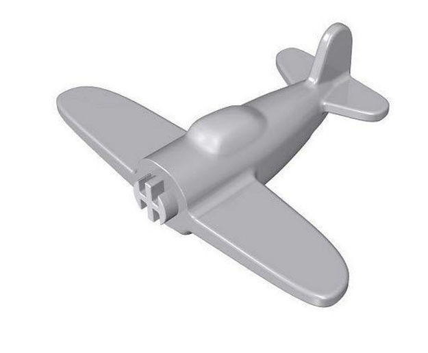 COBI -  Airplane without printing 1:300 grey
