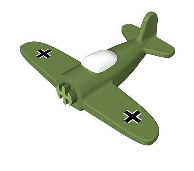 COBI -  Airplane with printing 1:300 Military green