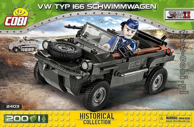 Cobi WW2 2403 - VW Typ 166 Schwimmwagen