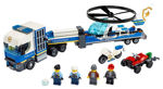 LEGO City 60244 Politihelikoptertransport