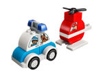 LEGO DUPLO 10957 Brandslukningshelikopter og politibil