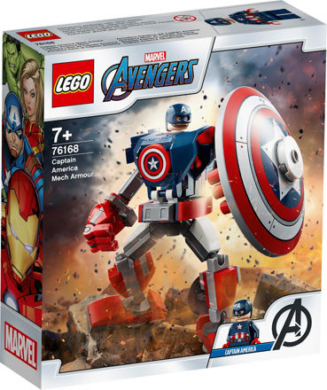 LEGO Marvel Super Heroes 76168 Captain Americas kamprobot