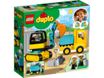 LEGO DUPLO 10931 Lastbil og gravemaskine på larvefødder