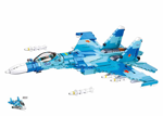 Sluban M38-B0985 - Blue Jet Fighter 2 in 1