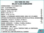 COBI WW2 4831 USS Tang SS-306