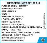 Cobi 5727 Historical Collection  - Messerschmitt BF 109 E-3