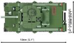 WWII COBI-2715 Sherman M4A1 