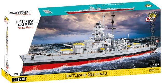 COBI WW2 4835 Battleship Gneisenau