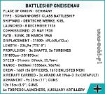 COBI WW2 4835 Battleship Gneisenau
