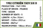 Cobi WW2 2267 - Citroen 15CV SIX D