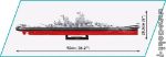 COBI WW2 4836 Iowa-class battleship 4in1 scala 1:300 Executive Edition