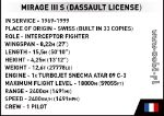 COBI 5827 Mirage IIIRS Swiss Air Force scale 1:48