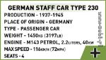 Cobi WW2 2277 - German Staff Car Type 230