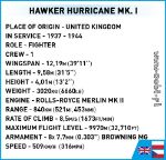 Cobi 5728  - Hawker Hurrican Mk.I