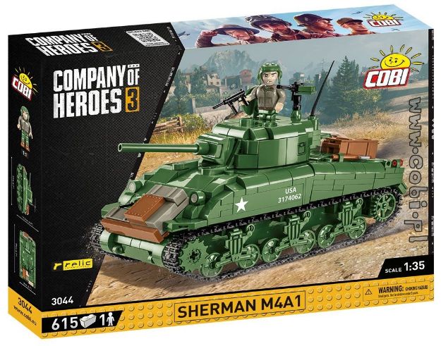 COBI 3044 - Sherman M4 A1 (Company of Heroes 3)