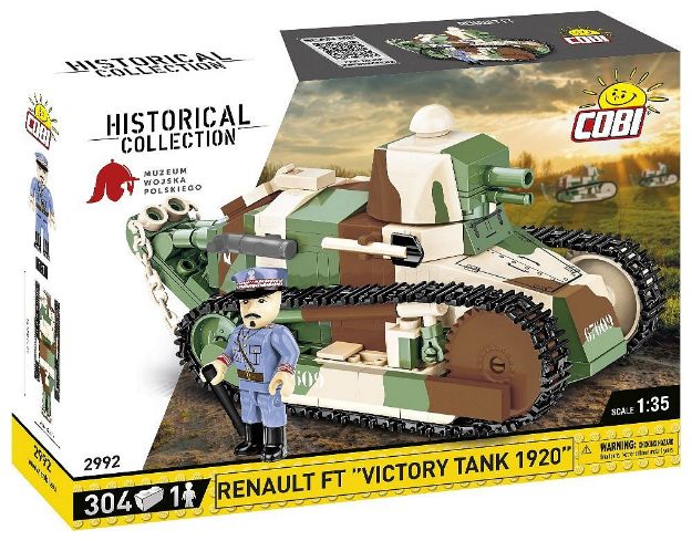 COBI Great War 2992 Renault FT "Victory Tank 1920"