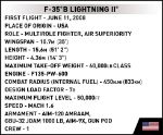 Cobi 5829 Armed Forces F-35B LIGHTNING II (USAF) scale 1:48