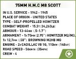 Cobi WW2 2279 H.M.C M8 Scott 
