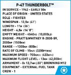 Cobi 5736  P-47 Thunderbolt & Tank Trailer - Executive Edition