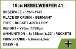COBI 2291 -15cm Nebelwerfer 41 DAK 