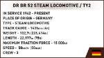 COBI 6280 DRB Class 52 Steam Locomotive 2470