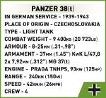 COBI 2284 WWII - Battle of Arras (1940) Matilda II vs Panzer 38(t) 