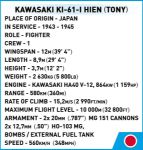 Cobi 5740  - Kawasaki Ki - 61 - hien 