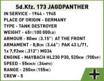 COBI WW2 2574 - Jagdpanther Sd.Kfz.173 