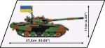 COBI Armed Forces 2624 T-72 M1R (2in1 PL & UKR) 