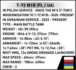 COBI Armed Forces 2624 T-72 M1R (2in1 PL & UKR) 