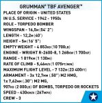 COBI 5752 - Grumman TBF AVENGER 